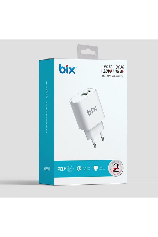 20w Type-c Pd Ve 18w Usb Qc 3.0 Çift Portlu Hızlı Şarj Cihazı - 6