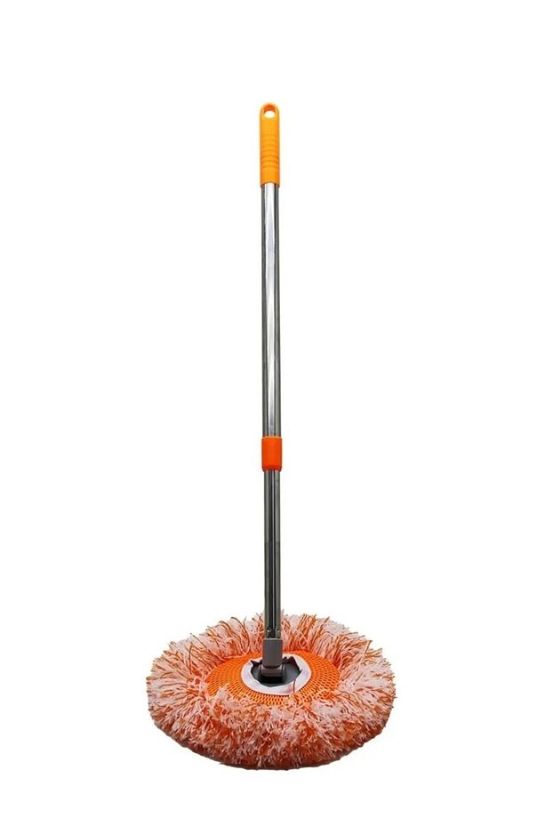 Çok Fonksiyonlu Teleskopik Saplı Mikrofiber Başlıklı Yuvarlak Paspas - 3