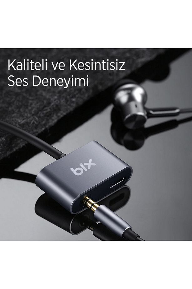 Adp-07 Type-c 3.5mm Kulaklık Ve Pd Şarj Dönüştürücü Adaptör - 3