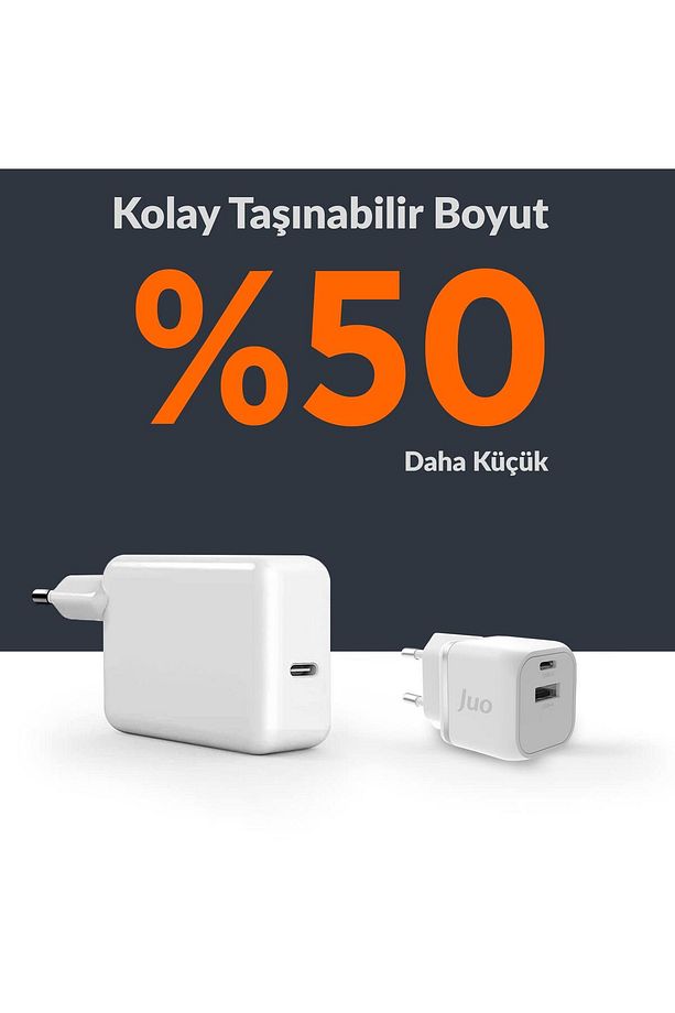 20w Gan Usb-c Usb-a Şarj Aleti Iphone & Ipad & Android Uyumlu Pd Qc4.0 Type-c Hızlı Şarj Cihaz - 9