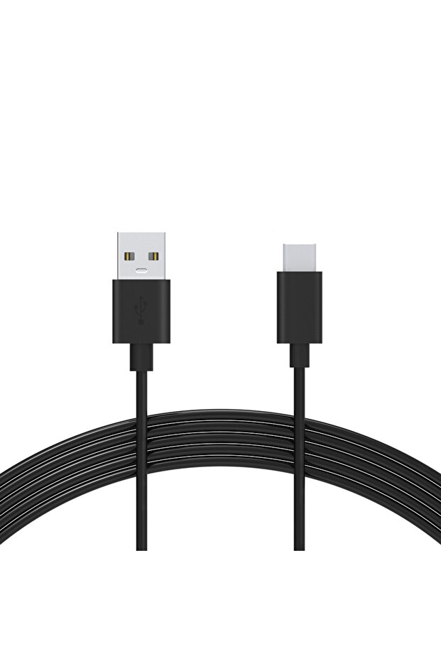 Usb Type-c 3a Şarj Ve Data Kablosu - Siyah - 1