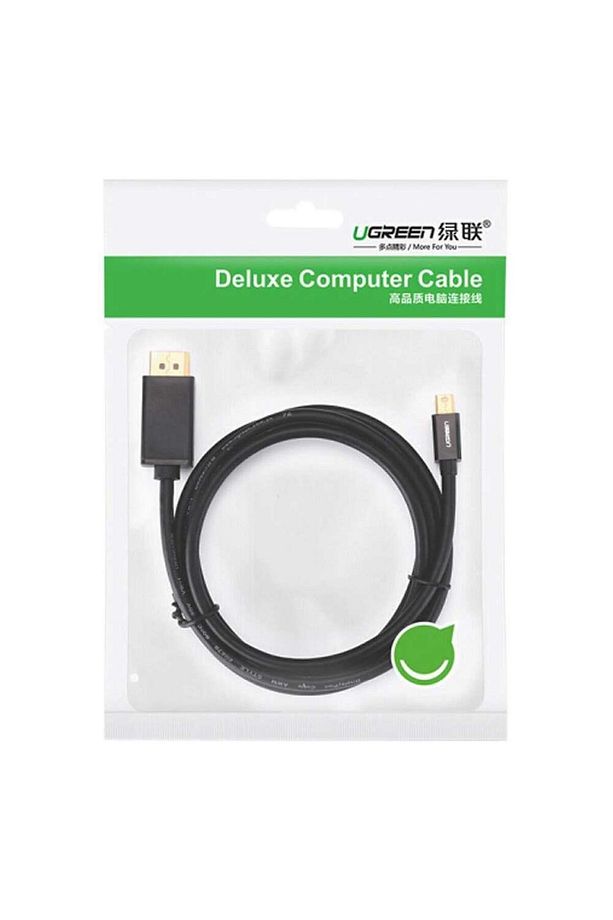 4k Mini Displayport To Displayport Dönüştürücü Kablo 1.5 Metre Siyah - 7