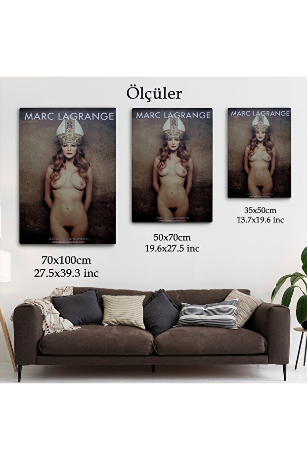 Marc Lagrange.'in Orijinal Sergi Afişi Duvar Tablosu - 5