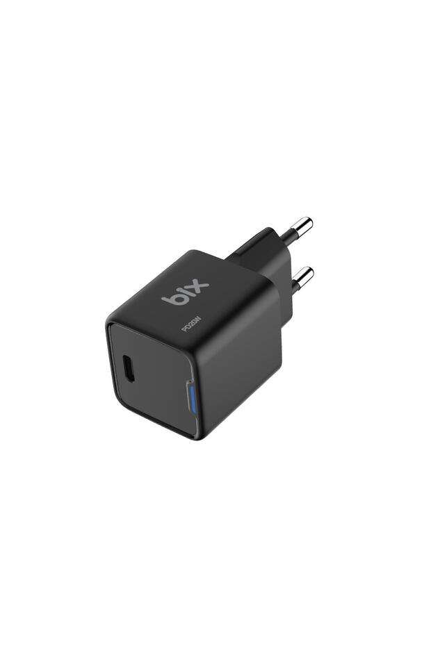 20w Gan Usb-c Hızlı Şarj Adaptörü Iphone, Android Ve Ipad Uyumlu Type-c Pd Şarj Aleti Siyah - 3