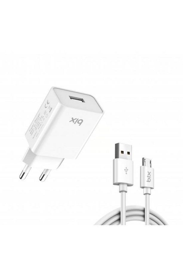 Bx-m10ta 10w Şarj Adaptörü Ve Micro Usb Şarj Kablosu 1 Metre - 1