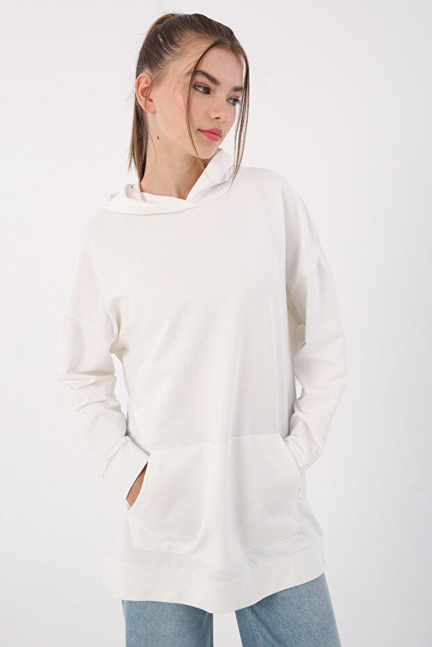 KAPÜŞONLU ALDY SWEATSHİRT