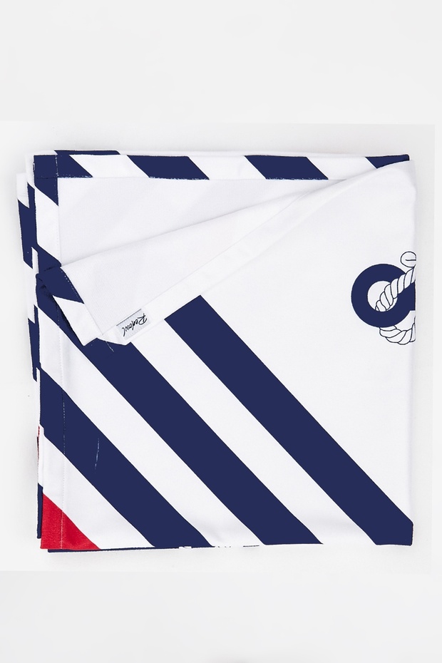 Beach Towel - Anchor Patterned - 6