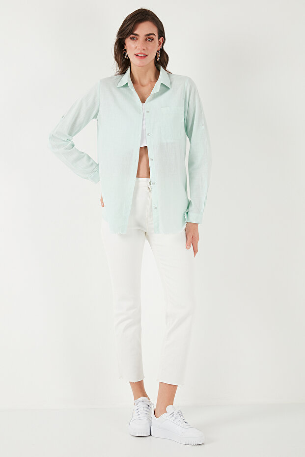 Pamuklu Regular Fit Cepli Gömlek GÖMLEK CF25S16992 - 3