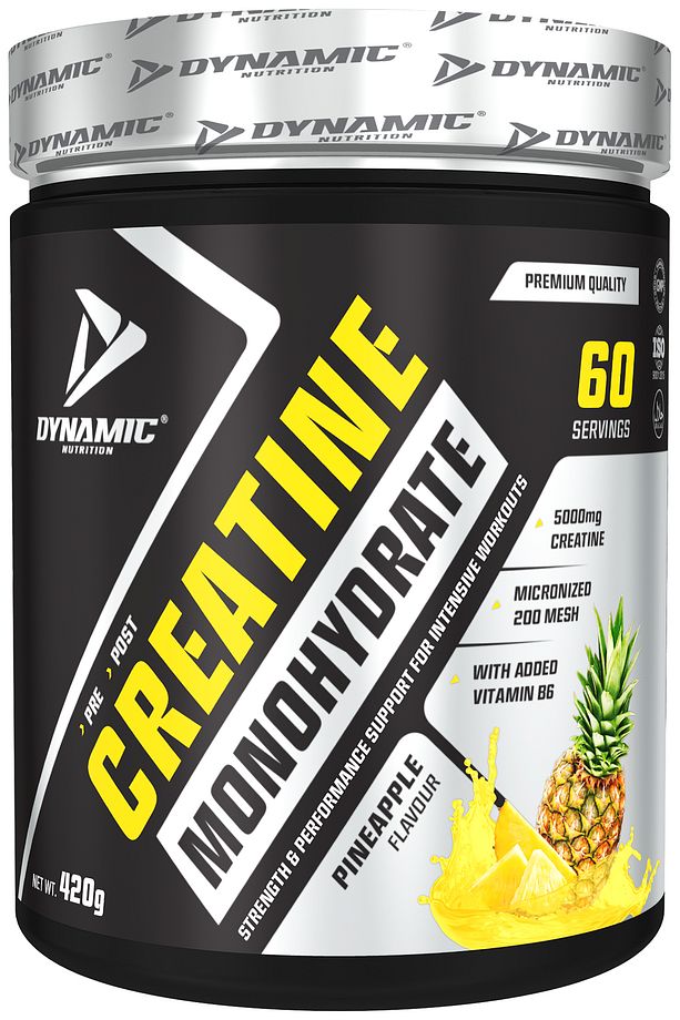 Creatine Monohydrate Mikronize - 420gx2adet=840g - Ananas - 120 Servis - %100 Kreatin Monohidrat - 3