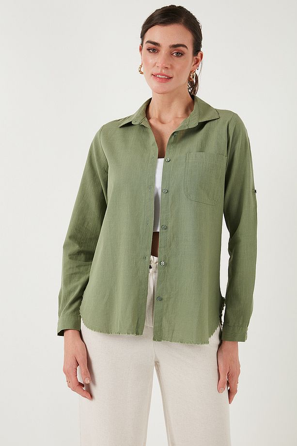 Pamuklu Regular Fit Cepli Gömlek GÖMLEK CF25S16992 - 5