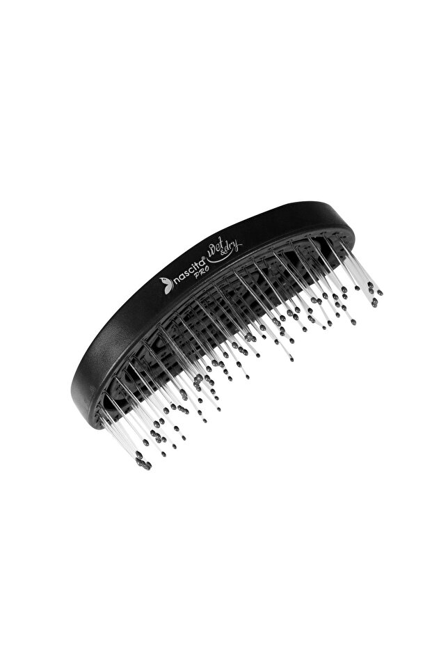 Pro Three-Dimensional Oval Hair Brush Black - 31(Bag Size)
