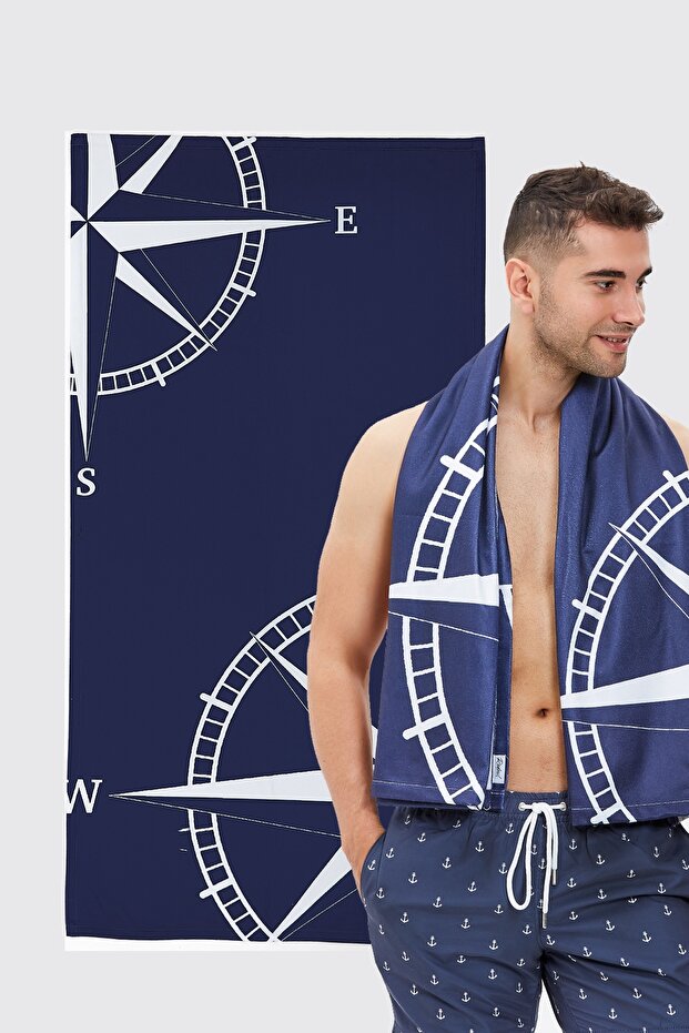Directional Patterned Beach Towel