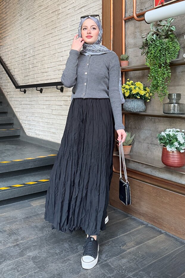 Kraş Etek Siyah - 6