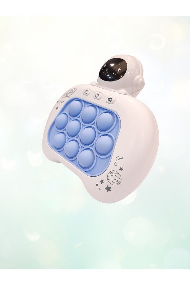 Elektronik Popit, Quick Push Konsol Uçan Astronot Model Mavi - 5