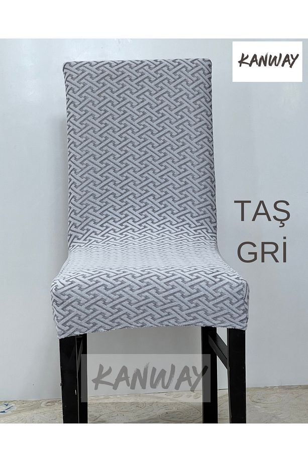 yüksek kalıteli sandalye kılıfı esnekli lastikli yıkanabilir sandalye örtüsü ( 1 ADET ) - 1