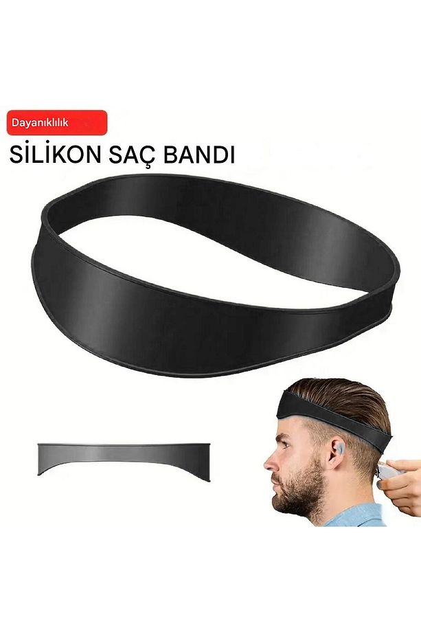 Erkekler İçin DIY Saç Kesim Rehberi - Silikon Ense Şekillendirme ve Tıraş Şablonu - 6