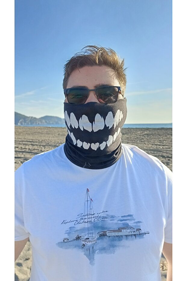 KLCTAK CANAVAR DİŞLİ BOYUNLUK (BUFF) - 1