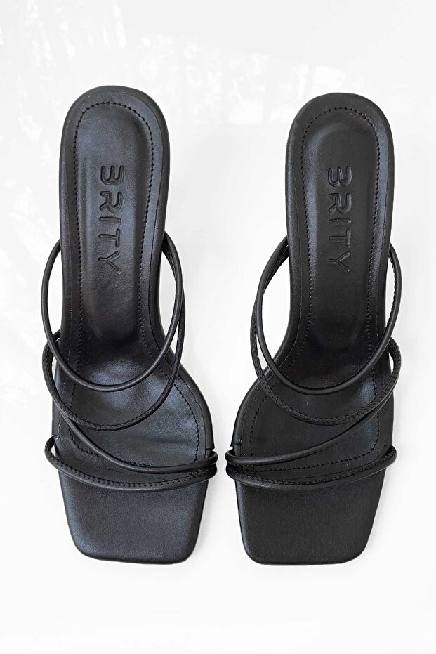 صنادل بكعب متقاطع - 5