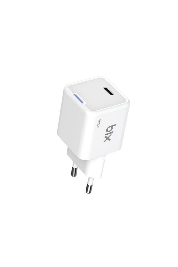 20w Gan Usb-c Hızlı Şarj Adaptörü Iphone, Android Ve Ipad Uyumlu Type-c Pd Şarj Aleti Beyaz - 1