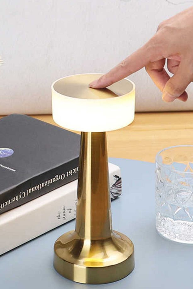 Dimmerli Dekoratif Şarjlı Dokunmatik Led Masa Lambası Usb Kablolu Gece Lambası 56 - 5