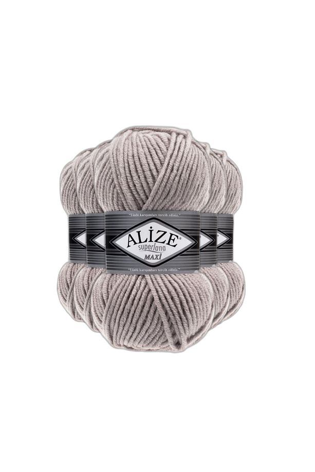 Superlana Maxi (kalın) Örgü Ipi - 652 Duman - 100 Gr. 100 Mt. Ip - 1