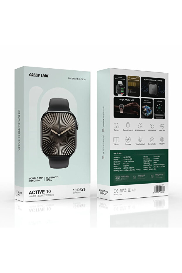 Active 10 46Mm Smart Watch - Black