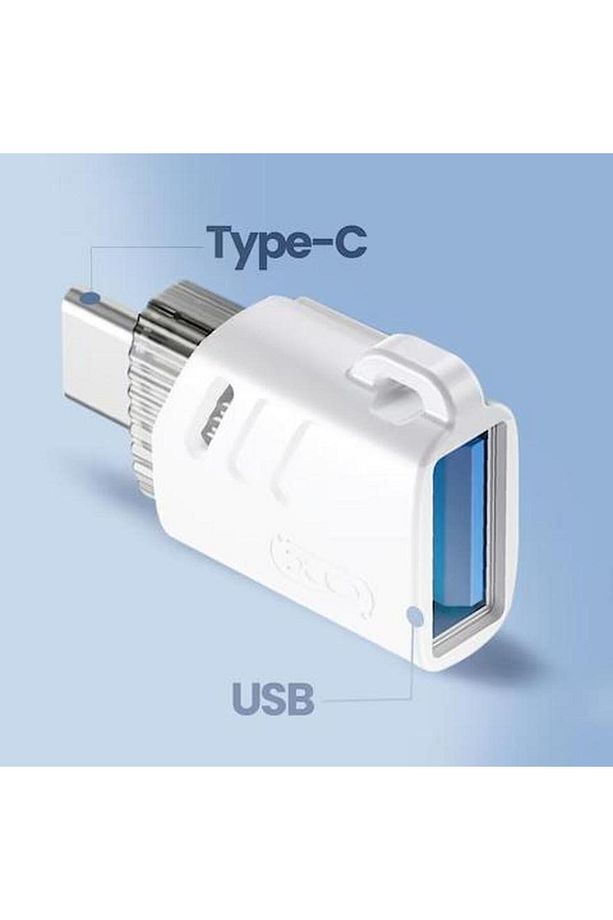 USB-A to Type-C Mini OTG Adaptör - Yüksek Hızlı Veri Aktarımı, USB 3.0, Tak ve Çalıştır - 1