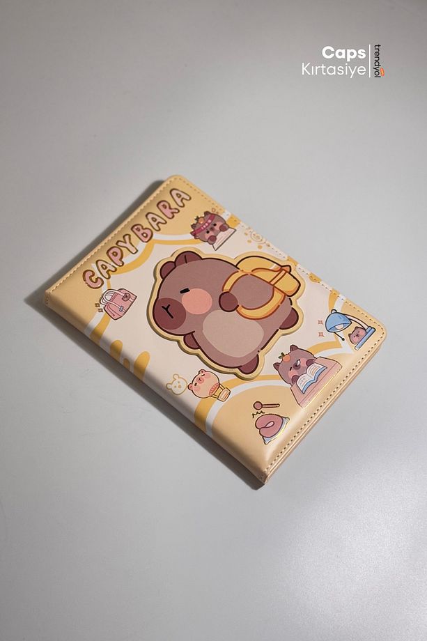 Capybara 3D Döner Kapaklı A5 Defter – Planlayıcı, Takvim ve To-Do List İçerikli - 7