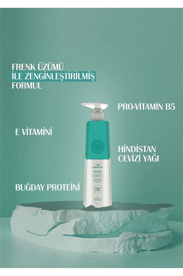 Kıvırcık Saçlar Için Birikme Önleyici Bukle Belirginleştirici Şampuan 503 ml / Curl Manifesto - 5