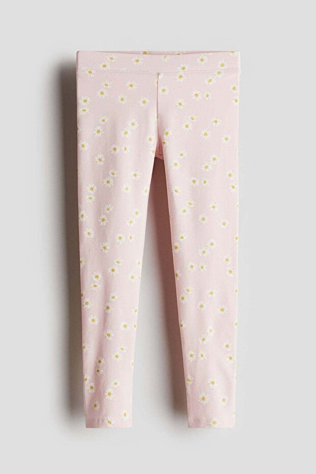 Printed jersey leggings