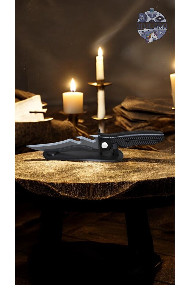3D Baskı Dekoratif Bıçak Modeli