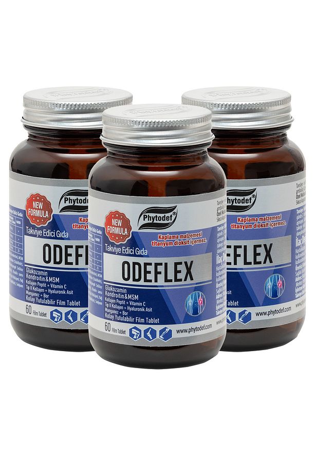 Odeflex Glukozamin Kondroitin Msm Tip 2 Kolajen - 60 Tablet X 3 Adet - 1