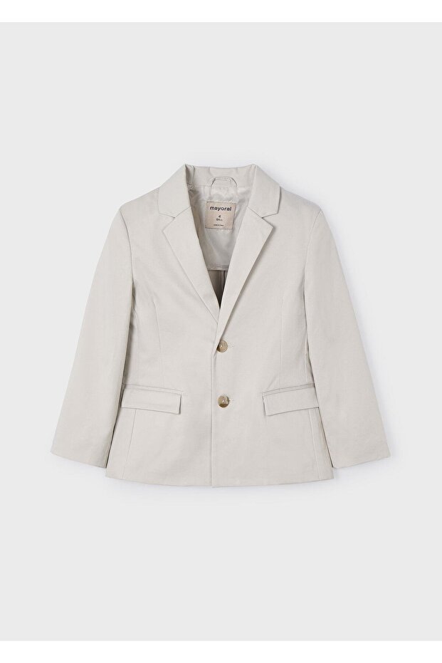Boy's Blazer Jacket Beige - 2