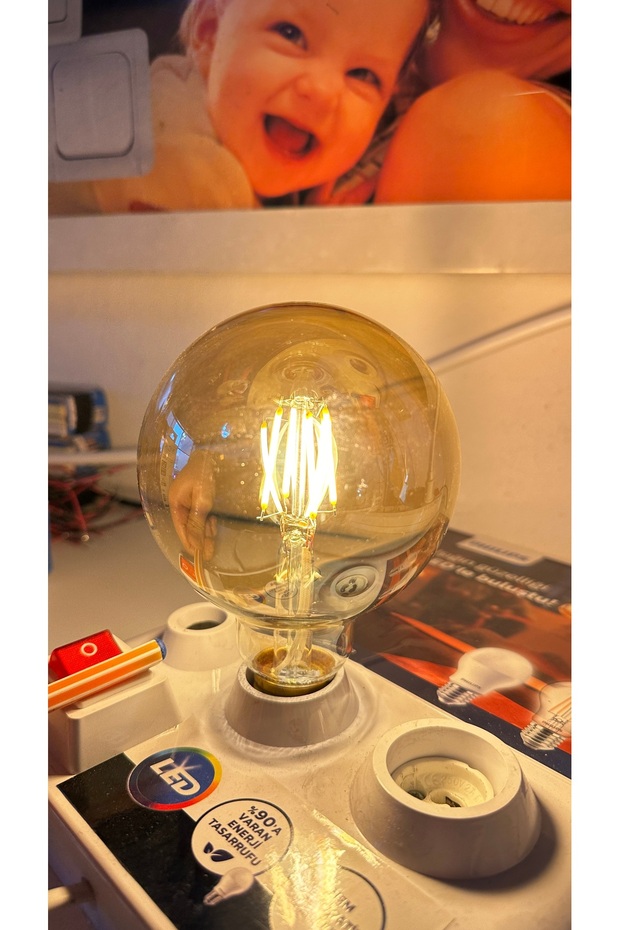 Led Ampul Rustik 4w E27 360lm 2200k - 3