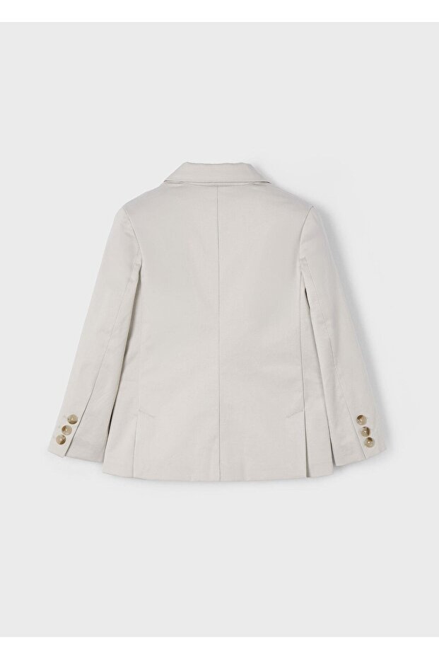 Boy's Blazer Jacket Beige - 3