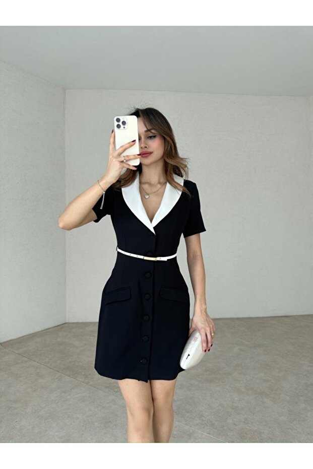 Rising Mini Elbise - 6