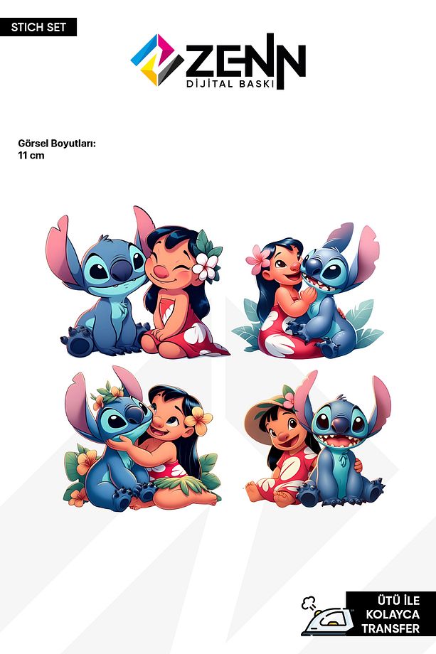 Stich Set Ütü İle Yapışan Dtf Baskı - 1