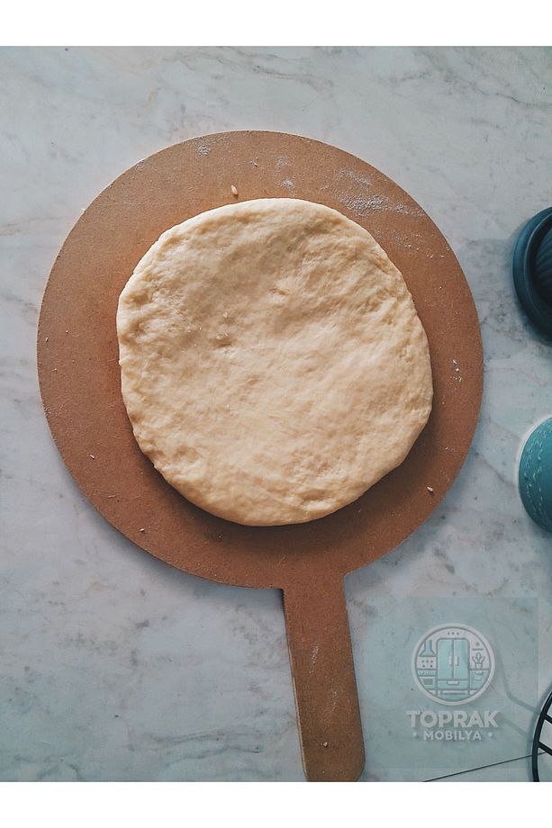 Pizza Bazlama Lahmacun Ve Hamur Tahtası  Ham MDF - 2