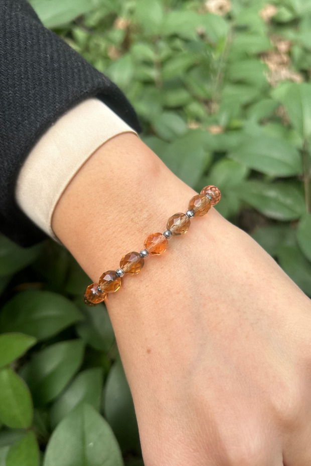 Handmade Zultanite Natural Stone Hematite Natural Stone Accessory Special Design Women's Bracelet