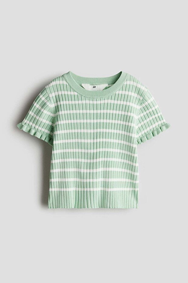 Rib-knit top