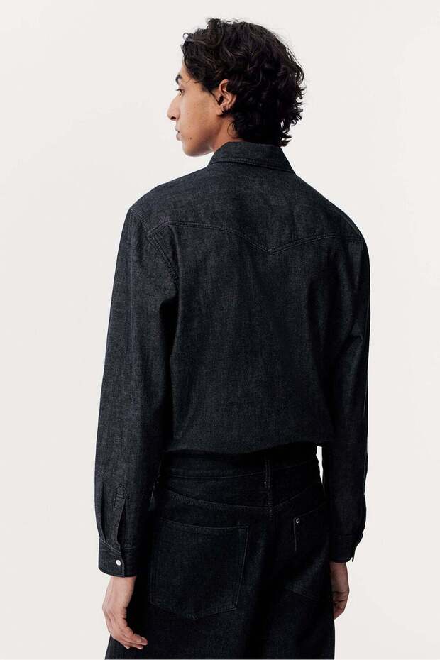 Regular Fit Denim shirt - 3