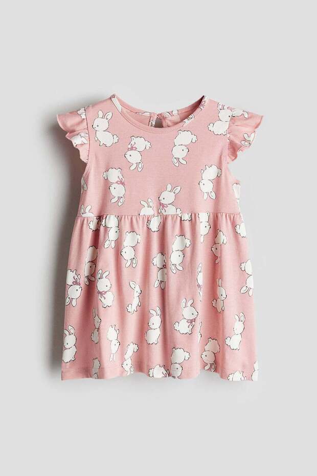 Printed cotton dress