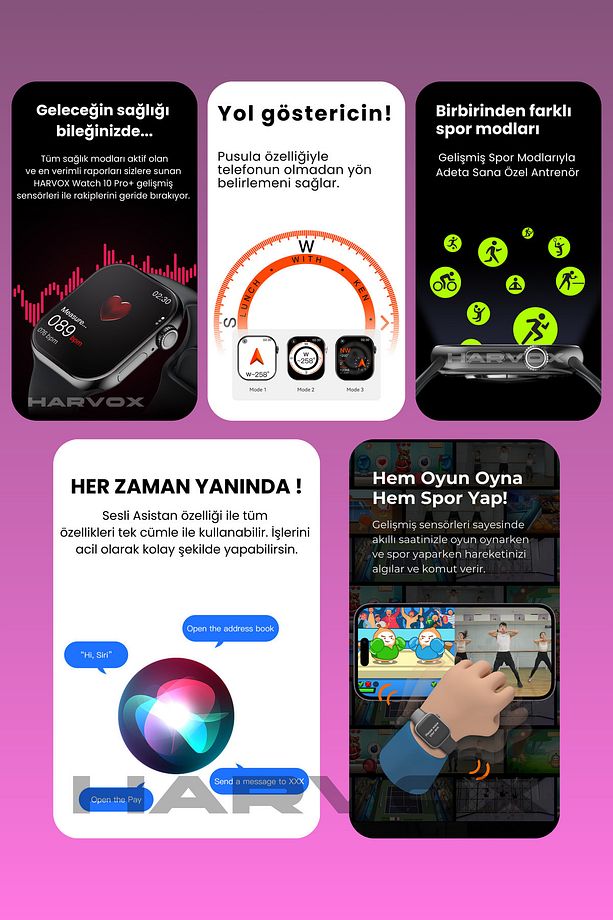 Watch 10 Pro+ Akıllı Saat Iphone Ve Android Tüm Telefonlara Uyumlu - 3
