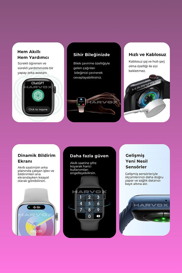 Watch 10 Pro+ Akıllı Saat Iphone Ve Android Tüm Telefonlara Uyumlu - 5