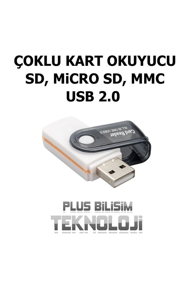 OEM SD, Micro SD, MMC Çoklu Kart Okuyucu Usb 2.0 Plus Bilişim - 3