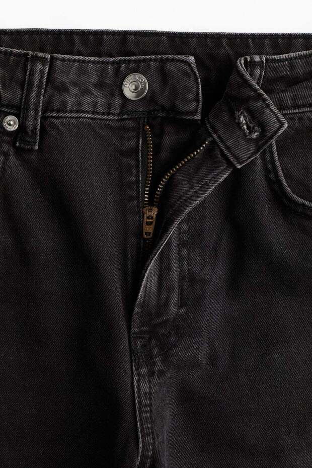 بنطلون جينز واسع وعالي الخصر - 3