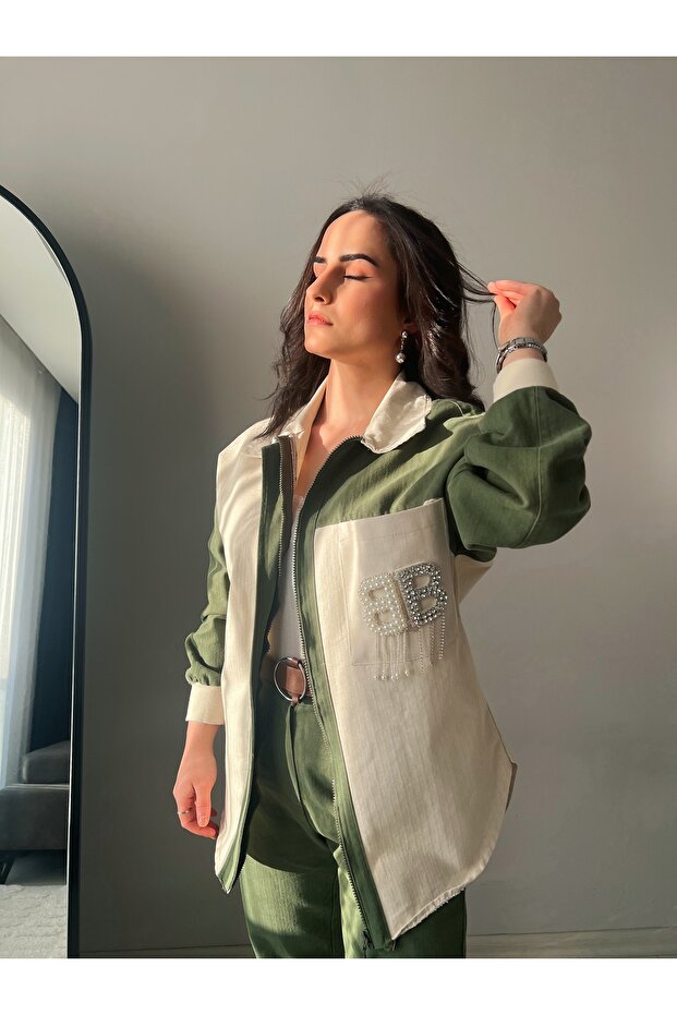 Taş Cepli Gömlek - 3
