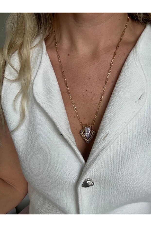 İthal Arrow Kolye - 3