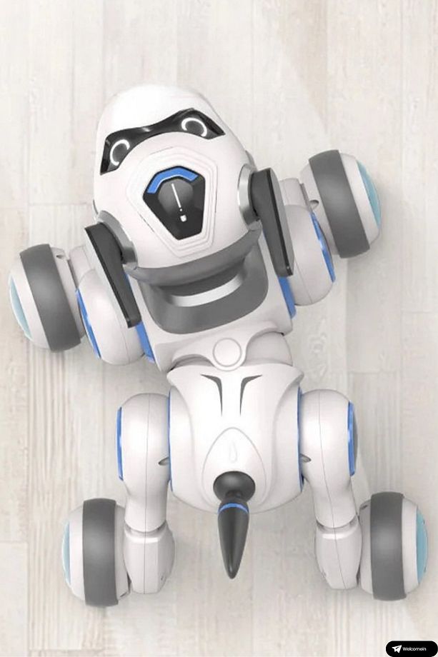 Oyuncak El Sensörlü  Uzaktan Kumandalı Şarjlı 22 Fonksiyonlu Smart İnteraktif Akıllı Robot Köpek - 5