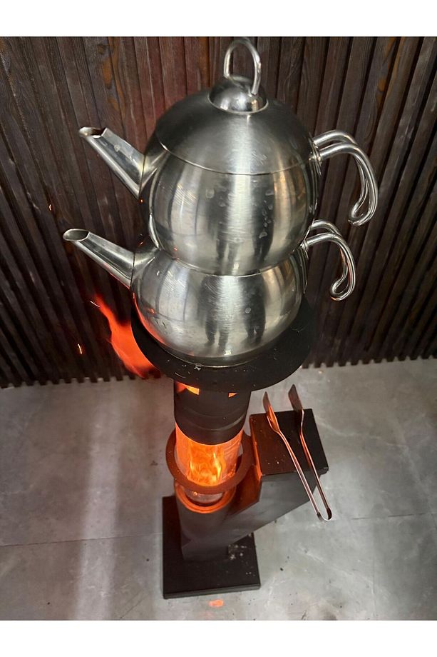 FÜZE TİPİ PELET SOBASI CAM SOBA ROKET SOBA BAHÇE CAM BALKON KIŞ BAHÇESİ CAFE RESTORAN KAMP TİPİ YENİ - 3